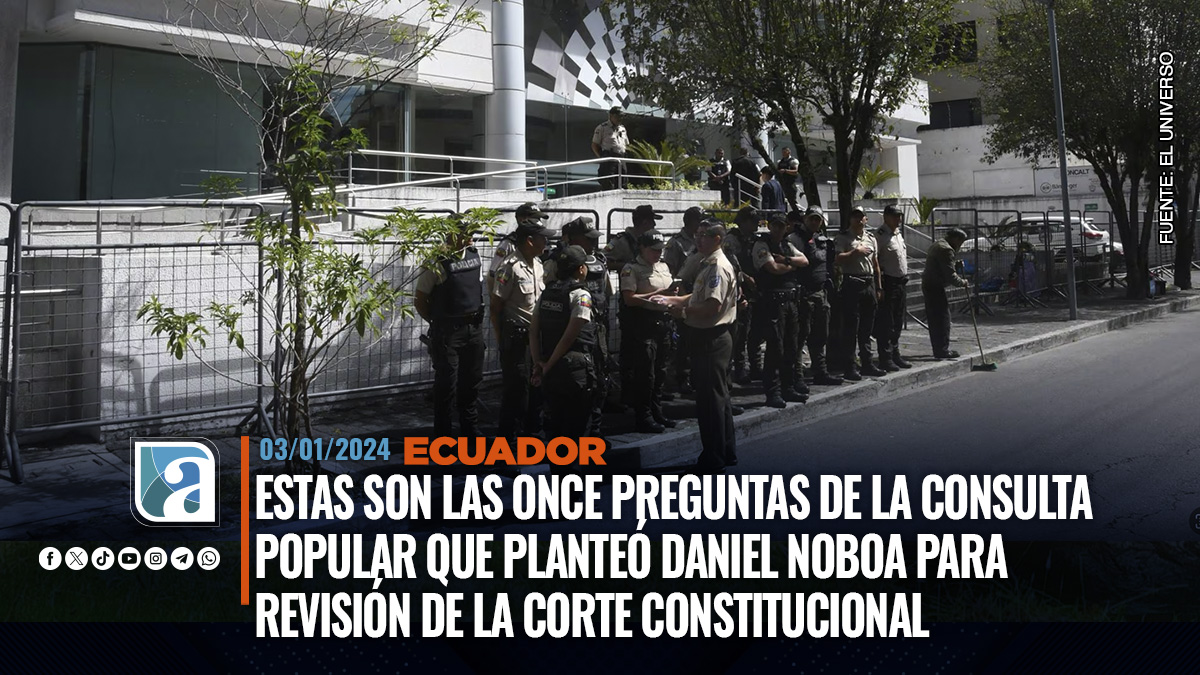 Estas Son Las Once Preguntas De La Consulta Popular Que Plante Daniel