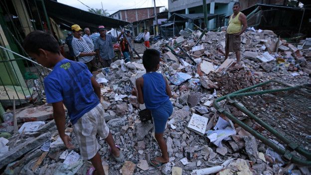 Terremoto Ecuador, foto internet