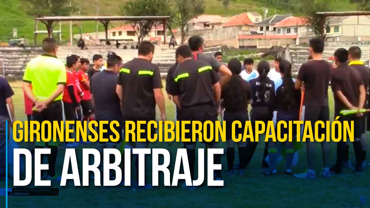 28 gironenses recibieron capacitación para árbitros de fútbol
