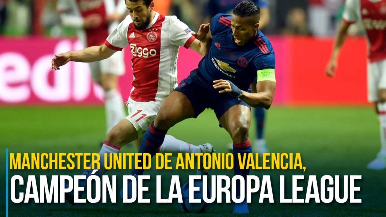 Manchester United de Antonio Valencia, campeón de la Europa League