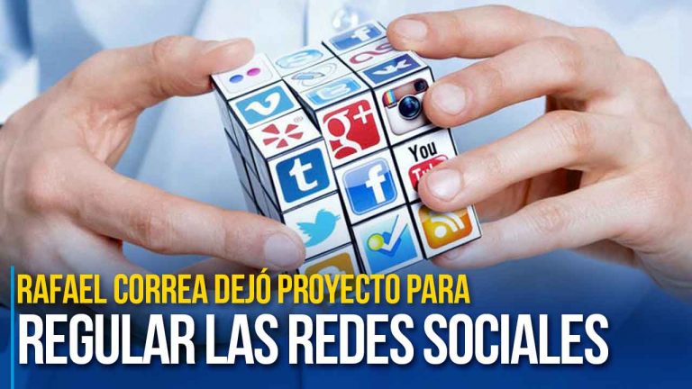 Rafael Correa dejó proyecto para regular las redes sociales
