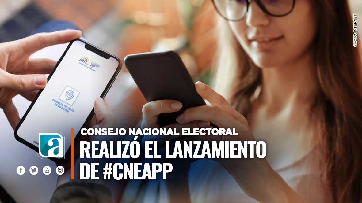 CNE anuncia app para seguir minuto a minuto conteo de votos Achiras