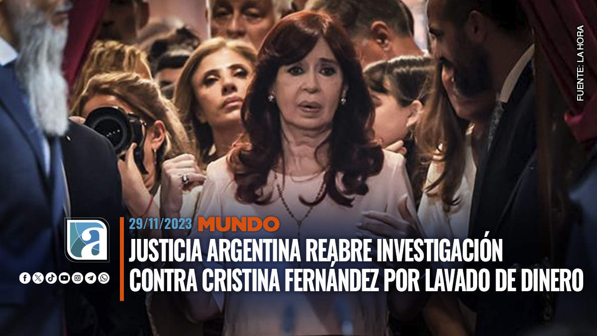 Justicia Argentina Reabre Investigación Contra Cristina Fernández Por Lavado De Dinero Achiras 2357