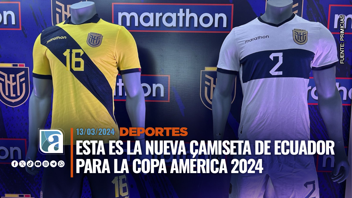 Esta es la nueva camiseta de Ecuador para la Copa América 2024