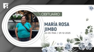Obituario | María Rosa Jimbo