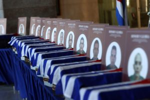 Cuba recibe con honores los restos de 32 militares fallecidos durante los ataques de Estados Unidos en Venezuela
