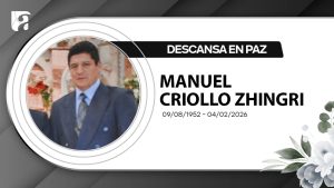 Nota de Pesar | Manuel Criollo Zhingri