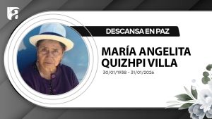 Parte Mortuorio | María Angelita Quizhpi Villa