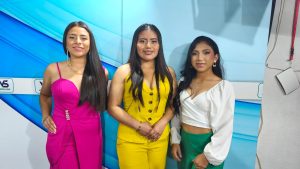 Las candidatas a Reina del Carnaval estuvieron en Visión al Sur