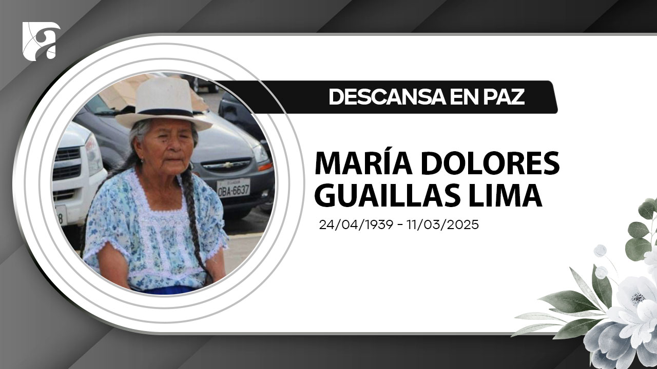 Nota de Pesar | María Dolores Guaillas Lima