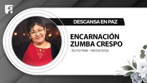 Nota de pesar | Encarnación Zumba Crespo