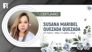Nota de Pesar | Susana Maribel Quezada Quezada