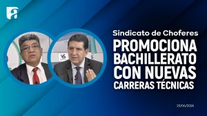 Sindicato de Choferes promociona bachillerato con nuevas carreras técnicas