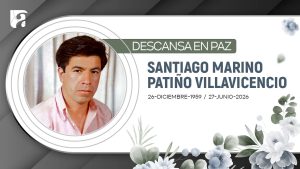 Nota de Pesar | SANTIAGO MARINO PATIÑO VILLAVICENCIO