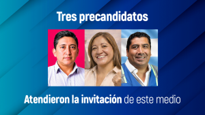 Tres precandidatos atendieron la invitación de este medio.