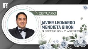 Nota de Pesar | Javier Leonardo Mendieta Girón