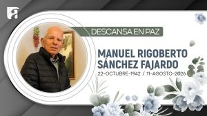 Nota de pesar | Manuel Rigoberto Sánchez Fajardo