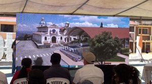Techo al frente de la iglesia divide a los habitantes de La Asunción