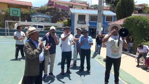 Vocales de la JP de La Asunción en desacuerdo con obra municipal