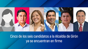 Cinco de los seis candidatos a la Alcaldía de Girón ya se encuentran en firme