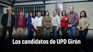 Los candidatos de UPD Girón