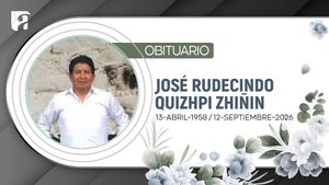 Nota de Pesar | José Rudecindo Quizhpi Zhiñin