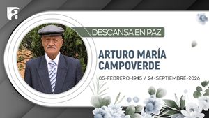 Nota de pesar | Arturo María Campoverde